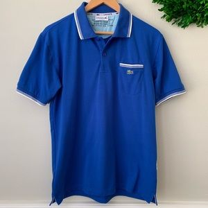Lacoste Men’s Classic Fit Pocket Polo Blue Shirt L